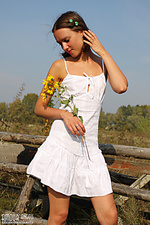 White dress