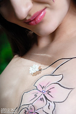 Love teen photo body art